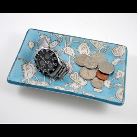 Trinket tray for glasses, jewelry, keys & more - vines - Picture 6 of 6